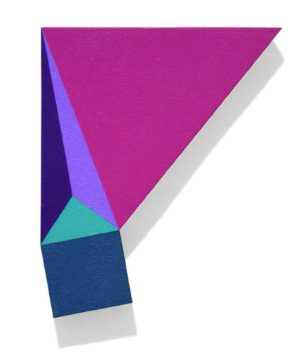 Magenta Hinge and Square, 2001