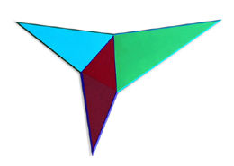 Red Plane and Two Triangles, 2002