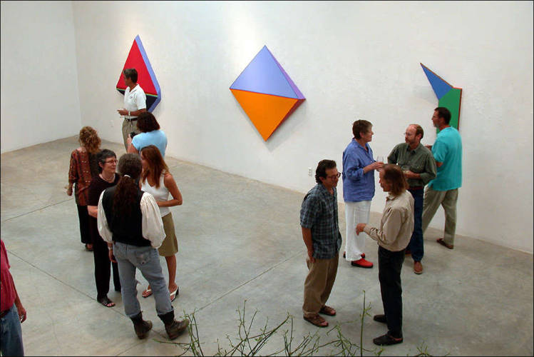4. The Opening: Ronald Davis: Recent Abstractions: 2001-2002