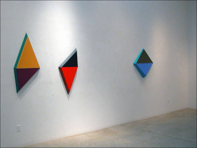 8. The Opening: Ronald Davis: Recent Abstractions: 2001-2002