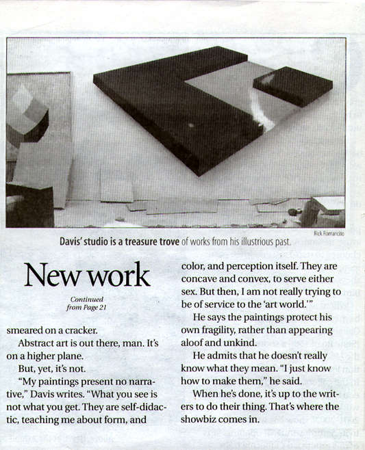 3. Ron Davis: New Work - Tempo, Taos News, 8-8-02