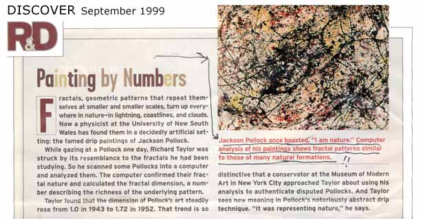 Pollock fractels