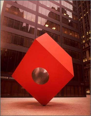 Isamu Noguchi, Red Cube, 1968Red Cube, 1968 