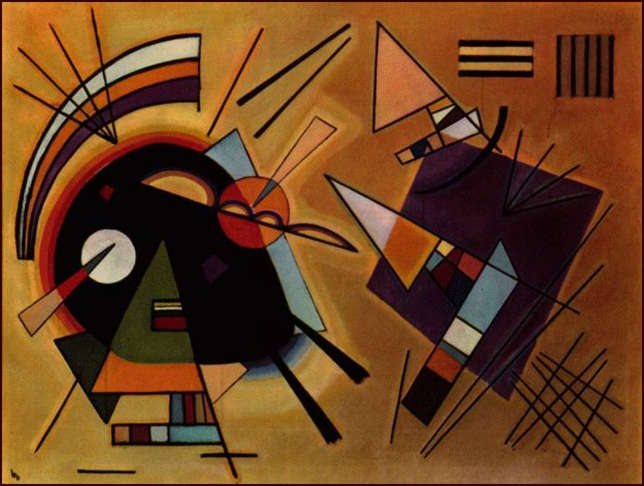 Wassily Kandinsky, Black and Violet, 