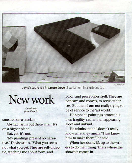 4. Ron Davis: New Work - Tempo, Taos News, 8-8-02