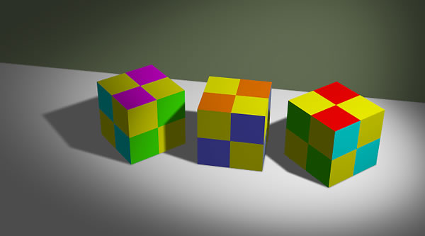 Three Cubes