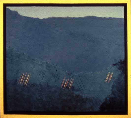 Ronnie Landfield, Cheat River, 1968