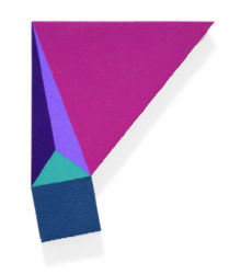 Magenta Hinge-Square, 2001